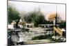 The Ferry at Bablock Hythe, Oxfordshire, 1926-null-Mounted Giclee Print