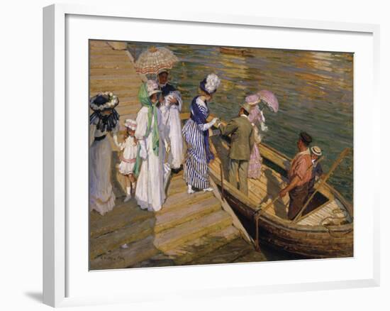 The Ferry-Emanuel Phillips Fox-Framed Giclee Print