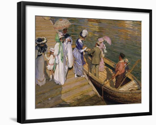 The Ferry-Emanuel Phillips Fox-Framed Giclee Print