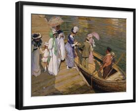 The Ferry-Emanuel Phillips Fox-Framed Giclee Print