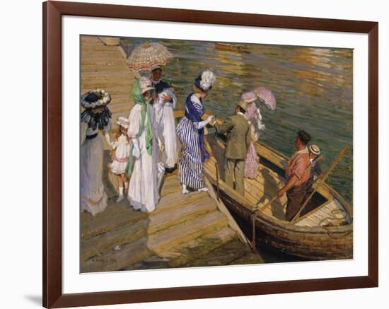 The Ferry-Emanuel Phillips Fox-Framed Giclee Print