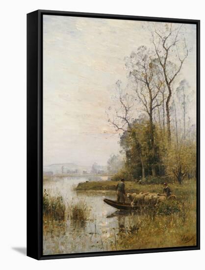 The Ferry-Louis-aime Japy-Framed Stretched Canvas