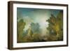 The Festival in the Park of St, Cloud, 1778-80-Jean-Honoré Fragonard-Framed Giclee Print