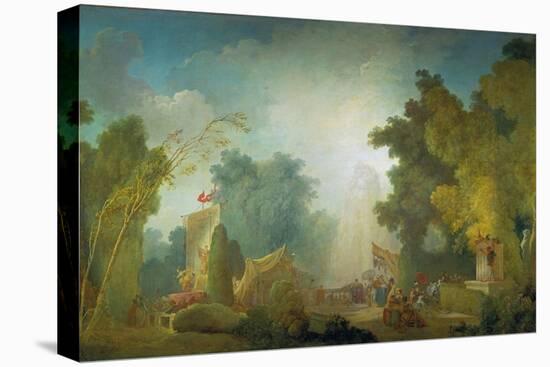 The Festival in the Park of St, Cloud, 1778-80-Jean-Honoré Fragonard-Stretched Canvas