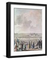 The Festival of the Federation at the Champ De Mars, 14 July 1790-Jacques Francois Joseph Swebach-Framed Giclee Print