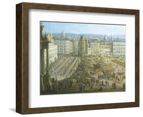 The Festival of the Four Altars in Naples, Ca 1757-Antonio Joli-Framed Giclee Print