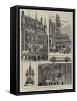 The Festival of the Holy Blood at Bruges-null-Framed Stretched Canvas