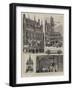 The Festival of the Holy Blood at Bruges-null-Framed Giclee Print