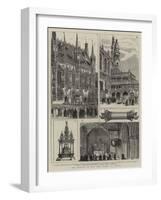 The Festival of the Holy Blood at Bruges-null-Framed Giclee Print