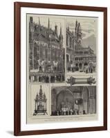 The Festival of the Holy Blood at Bruges-null-Framed Giclee Print