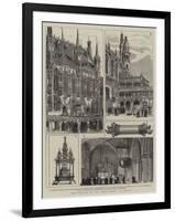 The Festival of the Holy Blood at Bruges-null-Framed Giclee Print