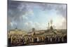 The Festival of the Supreme Being at the Champ De Mars, 8th June 1794 (20 Prairial Year II)-Pierre-Antoine Demachy-Mounted Giclee Print