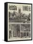 The Festival of the Three Choirs at Worcester, Sketches of the Cathedral-Henry William Brewer-Framed Stretched Canvas