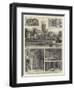 The Festival of the Three Choirs at Worcester, Sketches of the Cathedral-Henry William Brewer-Framed Giclee Print