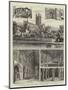 The Festival of the Three Choirs at Worcester, Sketches of the Cathedral-Henry William Brewer-Mounted Giclee Print