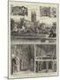 The Festival of the Three Choirs at Worcester, Sketches of the Cathedral-Henry William Brewer-Mounted Giclee Print