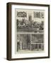 The Festival of the Three Choirs at Worcester, Sketches of the Cathedral-Henry William Brewer-Framed Giclee Print