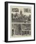 The Festival of the Three Choirs at Worcester, Sketches of the Cathedral-Henry William Brewer-Framed Giclee Print