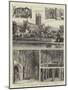 The Festival of the Three Choirs at Worcester, Sketches of the Cathedral-Henry William Brewer-Mounted Giclee Print