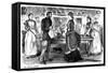 The Festive Season, 1883-George Du Maurier-Framed Stretched Canvas
