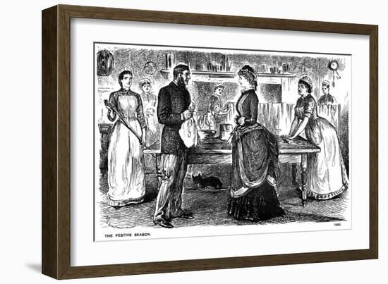 The Festive Season, 1883-George Du Maurier-Framed Giclee Print