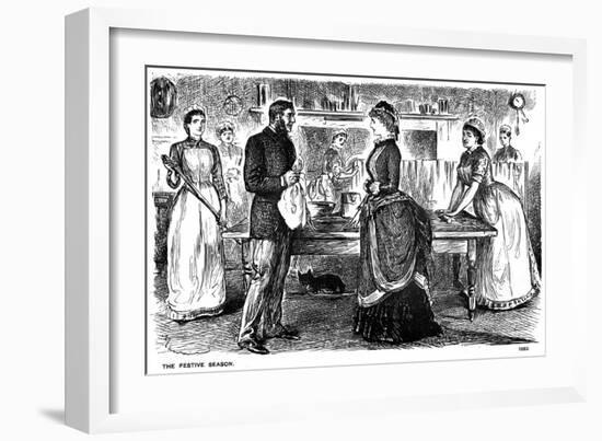 The Festive Season, 1883-George Du Maurier-Framed Giclee Print