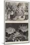 The Festivities at Athens in Honour of the Greek Royal Wedding-null-Mounted Giclee Print