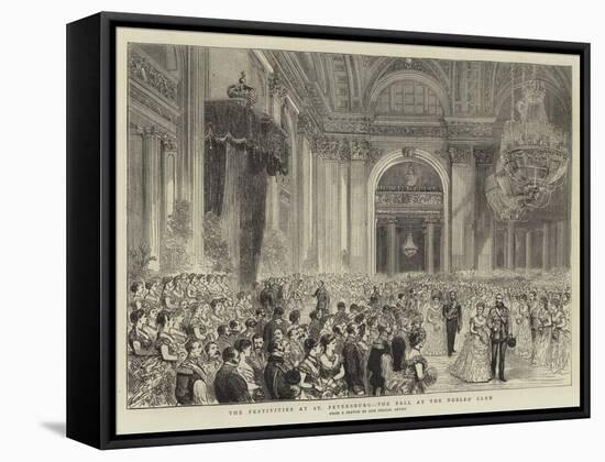 The Festivities at St Petersburg, the Ball at the Nobles' Club-null-Framed Stretched Canvas