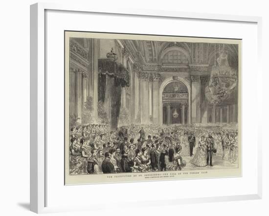 The Festivities at St Petersburg, the Ball at the Nobles' Club-null-Framed Giclee Print