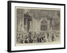 The Festivities at St Petersburg, the Ball at the Nobles' Club-null-Framed Giclee Print