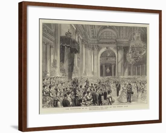The Festivities at St Petersburg, the Ball at the Nobles' Club-null-Framed Giclee Print