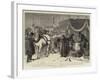 The Festivities in Russia, Moscow, Scene at a Fountain the Day after the Illuminations-Samuel Edmund Waller-Framed Giclee Print