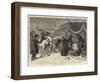 The Festivities in Russia, Moscow, Scene at a Fountain the Day after the Illuminations-Samuel Edmund Waller-Framed Giclee Print