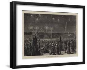 The Fete at the Crystal Palace in Honour of M De Lesseps-null-Framed Giclee Print