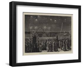 The Fete at the Crystal Palace in Honour of M De Lesseps-null-Framed Giclee Print