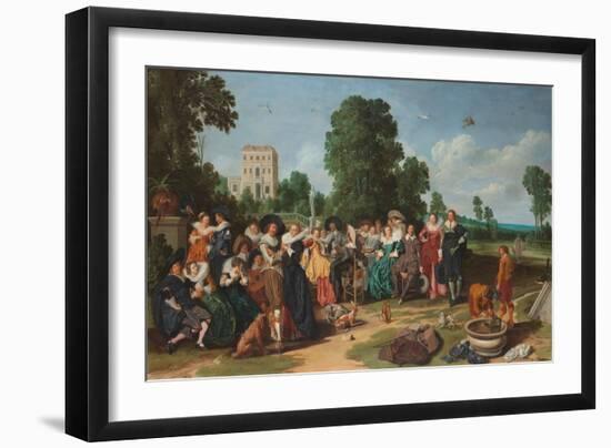 The Fête Champêtre, 1627-Dirck Hals-Framed Giclee Print