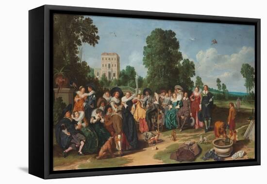 The Fête Champêtre, 1627-Dirck Hals-Framed Stretched Canvas