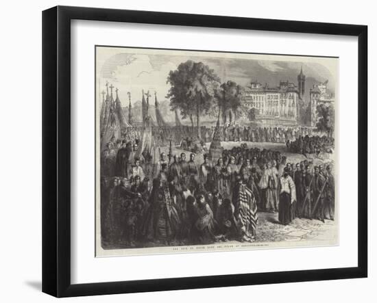 The Fete of Notre Dame Del Pilar, at Saragossa-null-Framed Giclee Print