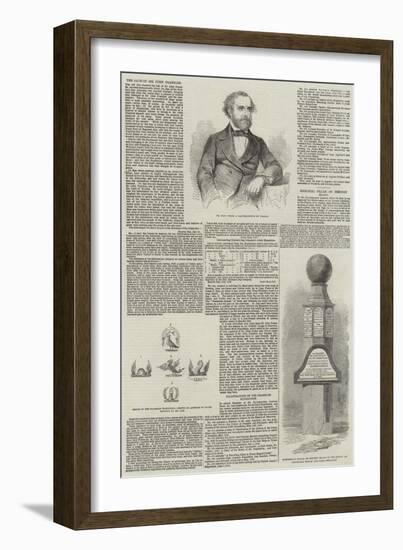 The Fete of Sir John Franklin-null-Framed Premium Giclee Print