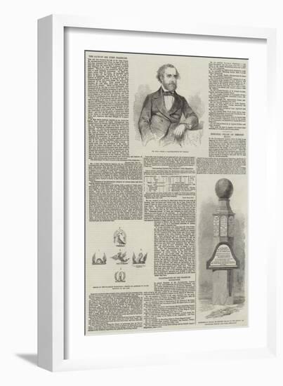 The Fete of Sir John Franklin-null-Framed Premium Giclee Print