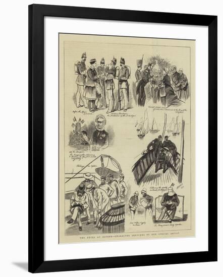 The Fetes at Ostend-null-Framed Giclee Print