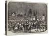 The Fetes at Paris, Fireworks and Illuminations at the Trocadero, Sketched from the Champ De Mars-A Provost-Stretched Canvas