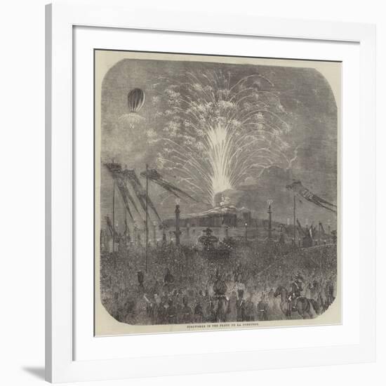 The Fetes at Paris-null-Framed Giclee Print