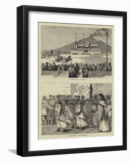 The Fetes at Pompeii-null-Framed Giclee Print