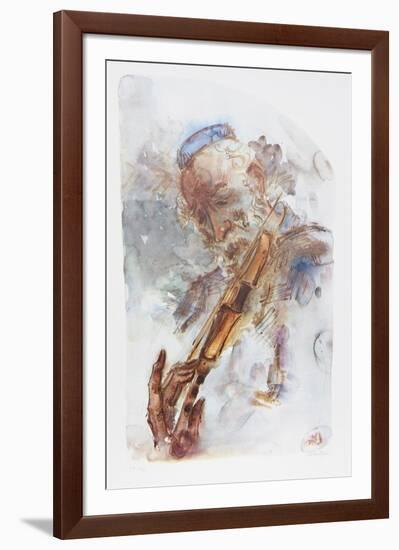 The Fiddler II-Chaim Gross-Framed Collectable Print