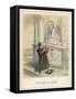 The Fiddler of Gmund-Theodor Hosemann-Framed Stretched Canvas