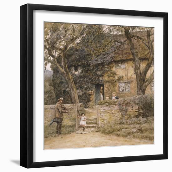 The Fiddler-Helen Allingham-Framed Giclee Print