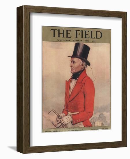 The Field, Fox Hunting Magazine, UK, 1930-null-Framed Giclee Print