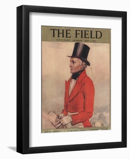 The Field, Fox Hunting Magazine, UK, 1930-null-Framed Giclee Print