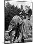 The Field Marshal Georgi Joukov, Soviet Defence Minister in New Delhi in India on an Elephant, 1957-null-Mounted Photo